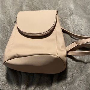 Blush pink back pack